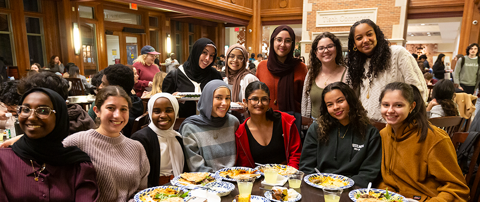 Students at Interfaith Celebration Dinner